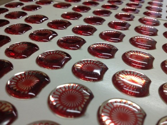 Наклейки объёмные