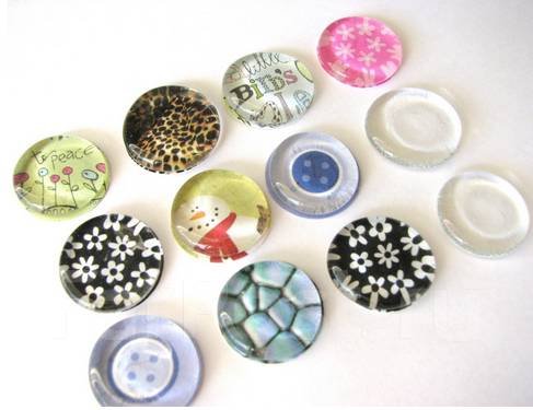 Наклейки с заливкой полимерной смолой