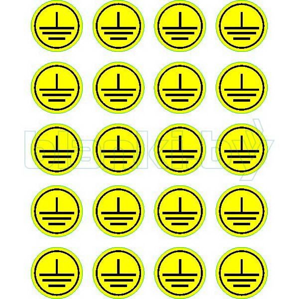 Значки обозначения фазы заземления
