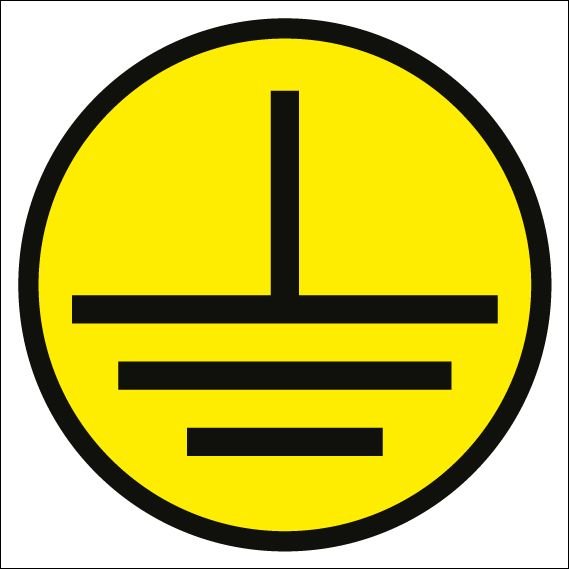 Знак заземления ГОСТ 21130-75