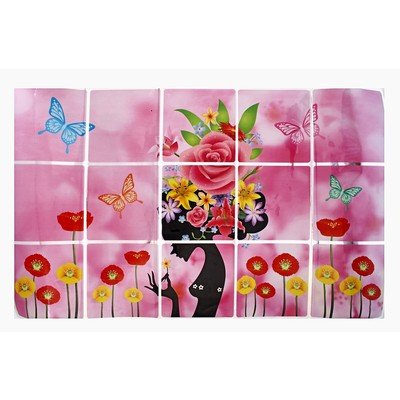 Наклейки на кафельную плитку в ванной