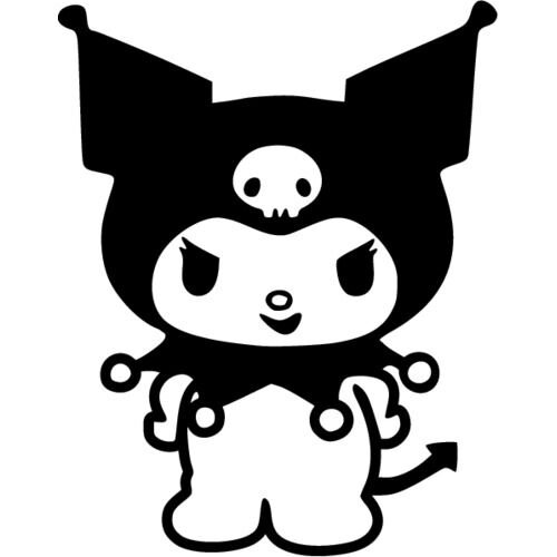 Наклейки чб хелло китти (47 фото)