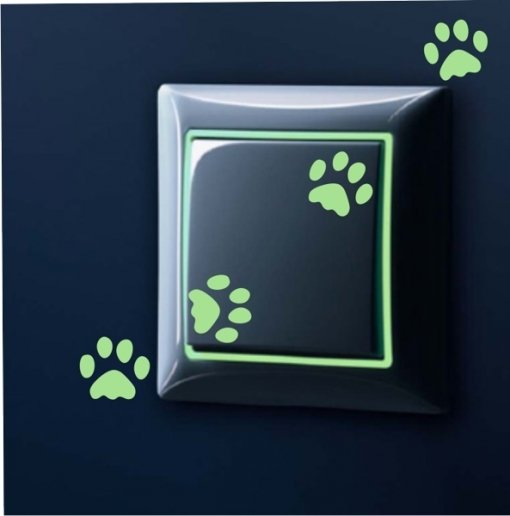 Светящиеся наклейки на выключатели (48 фото)