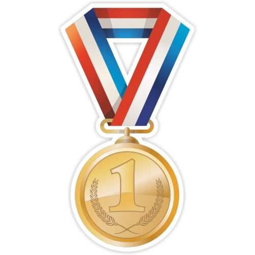 Наклейка на медаль