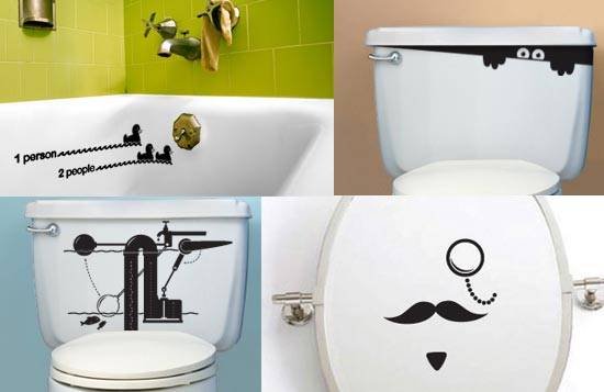 Трафареты для стен в ванной