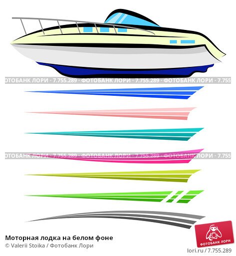 Наклейки на борт катера