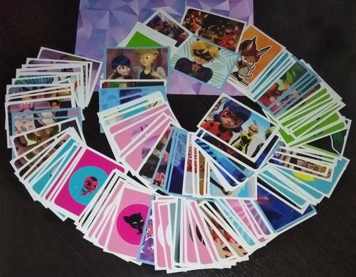 Наклейки леди баг и супер кот Панини