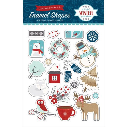 Зимние наклейки