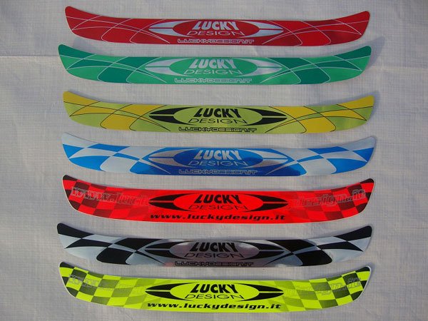 Наклейка на визор шлема