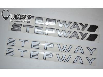 Наклейка Stepway на дверь Renault Sandero Stepway 1