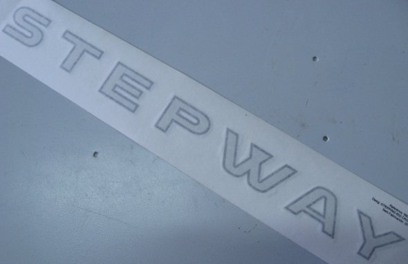 Наклейка на дверь Рено Сандеро степвей 2