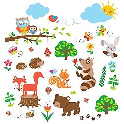 Обучающие наклейки лесные звери (49 фото)