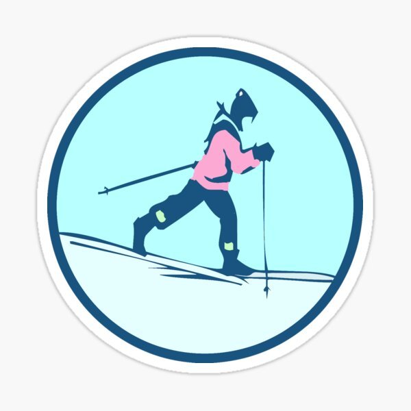 Горные лыжи пиктограмма