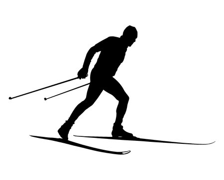 Лыжник контур