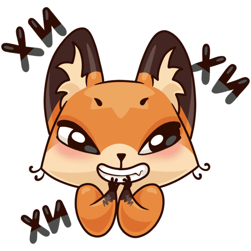 Референс лисы сзади