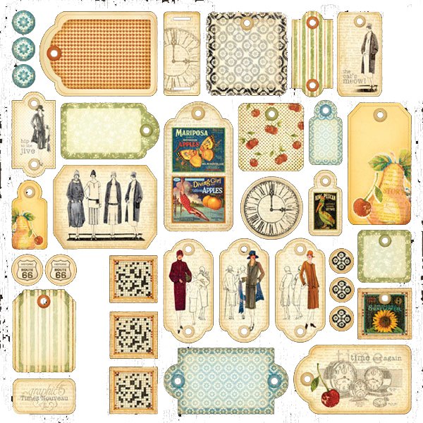 Винтажные Стикеры