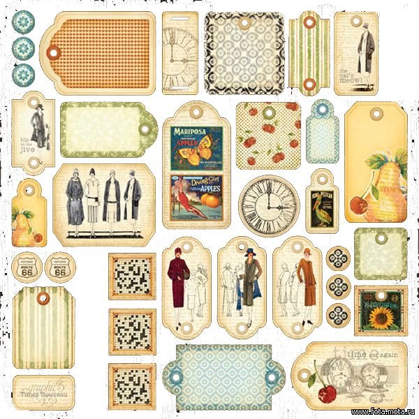 Детали для скрапбукинга