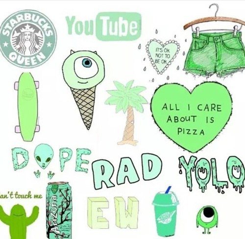 Зеленые Стикеры для ЛД