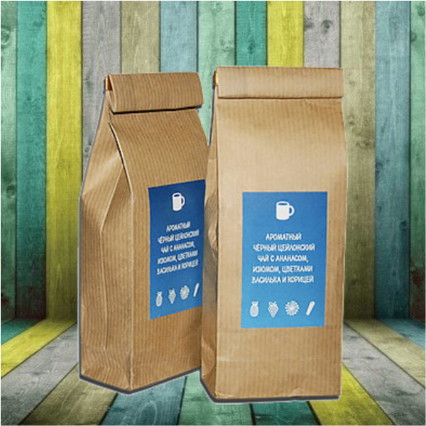 Надписи на бумажных пакетах