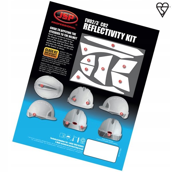 Светоотражающие наклейки на шлем