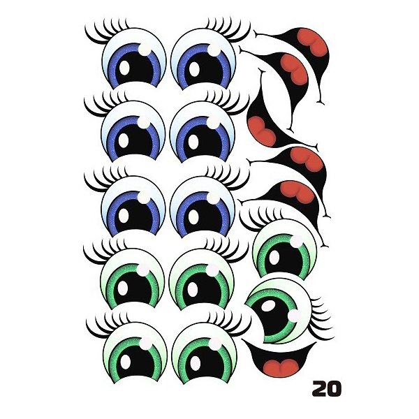 Глазки для воздушных шаров