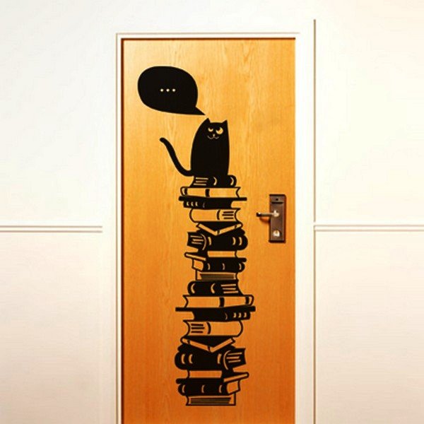 Наклейки на дверь входную