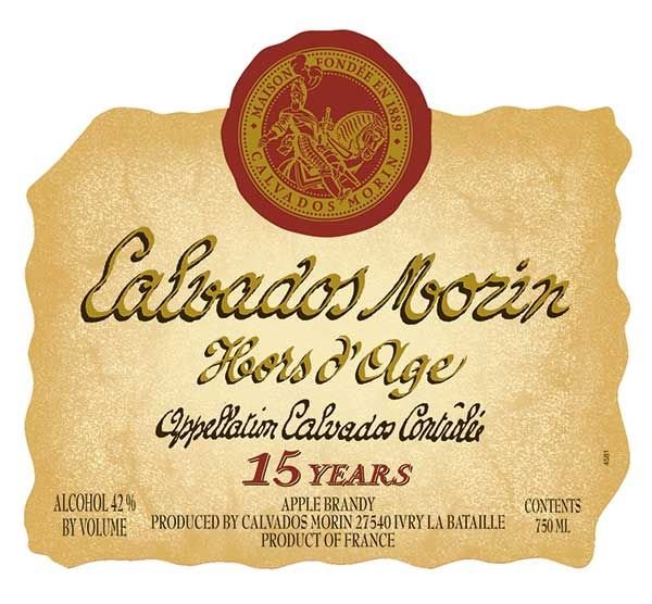 Кальвадос этикетка