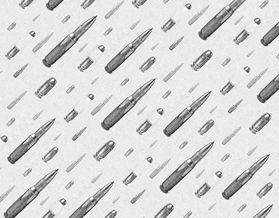 Рисунок дождь из пуль