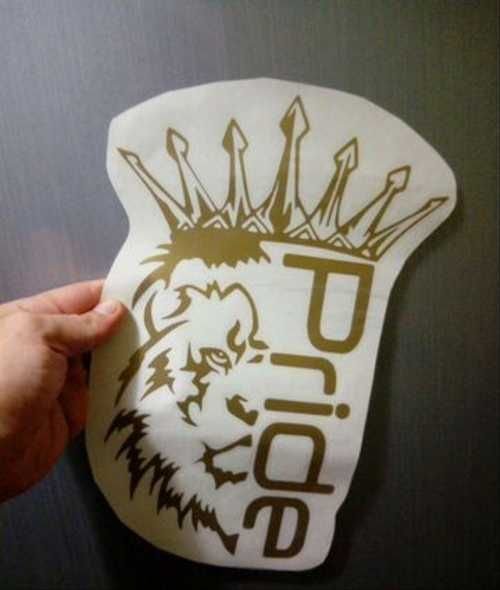 Наклейка Прайд на лобовое стекло