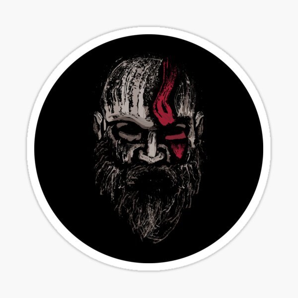 Наклейки на ps4 God of War