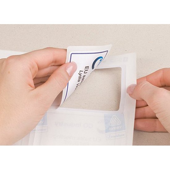 Бейджи самоклеящиеся Zweckform, белый, 10 шт на листе (80х50 мм), 20 листов, l+CL