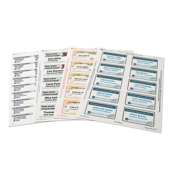 Самоклеющиеся бейджи