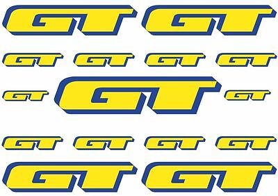 Наклейки на велосипед gt