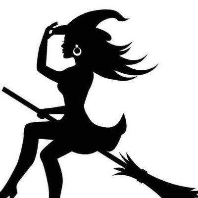 Трафарет ведьмы для торта