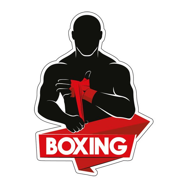 Наклейки на стену бокс