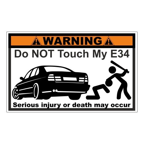 Наклейки на БМВ е34