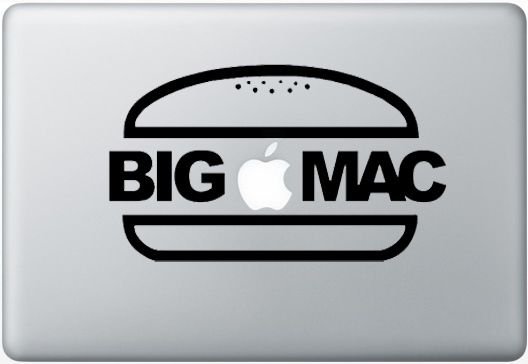 Наклейка big голографическая