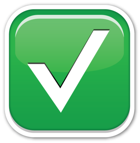 Зеленая галочка