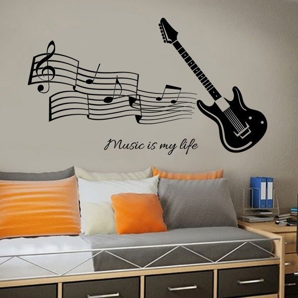 Роспись стен в музыкальном стиле