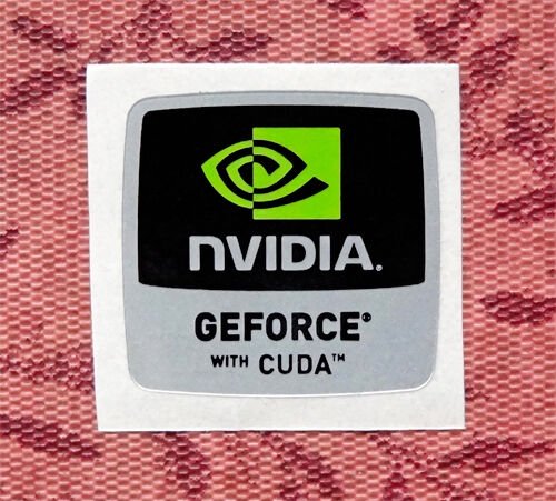 Наклейка NVIDIA GEFORCE