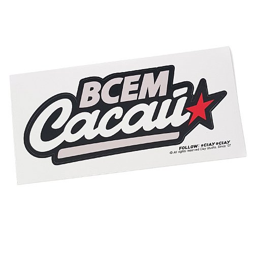 Clay наклейка на авто