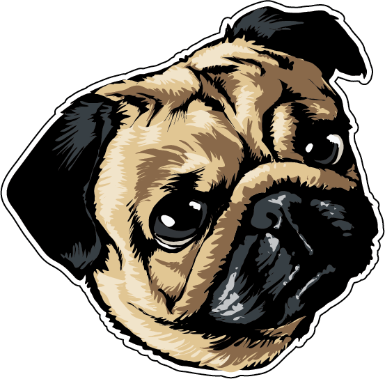 Наклейки "собаки"