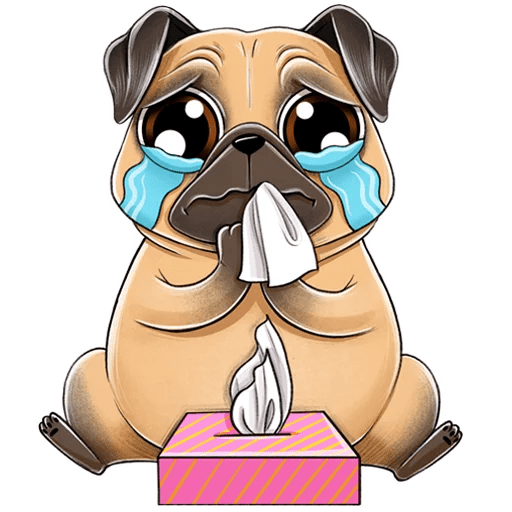 Мистер Мопс Стикеры