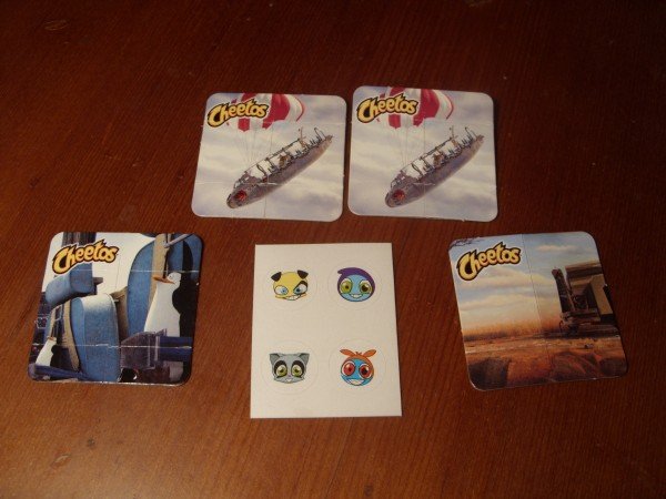 Карточки из читос