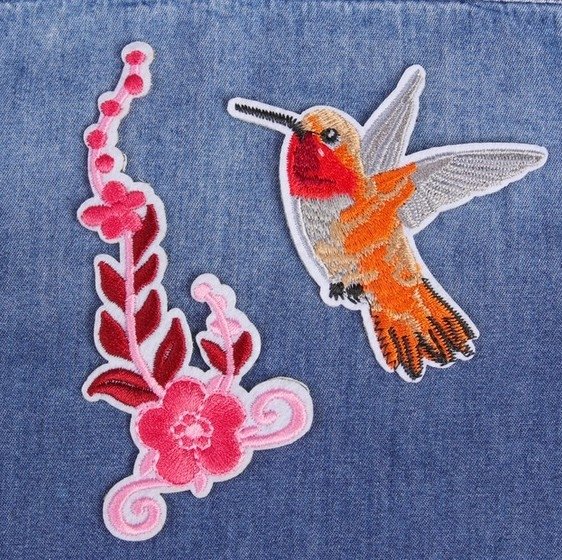 Термонаклейка Колибри