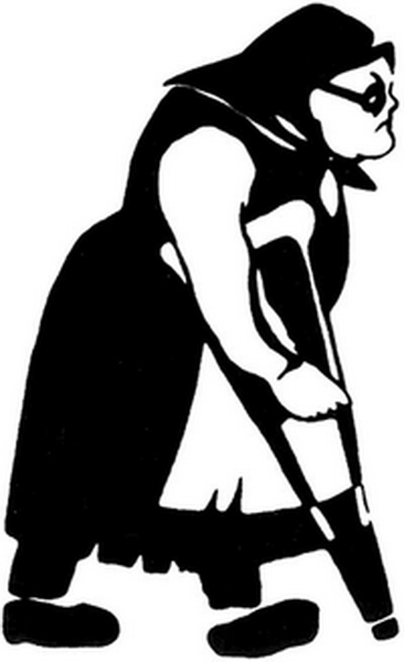 Наклейка сбитая бабушка на машину