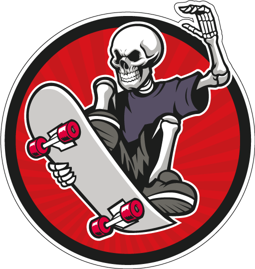 Стикеры на скейт