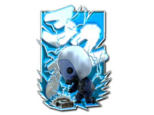 Синие Стикеры в КС го