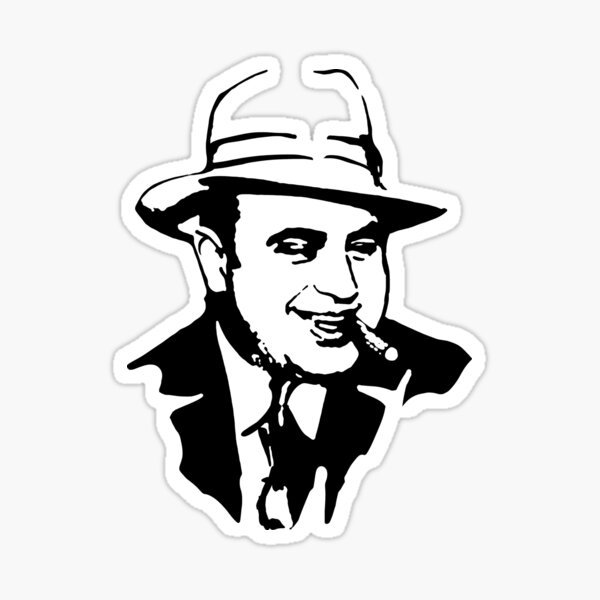 Мафиози вектор Аль Капоне