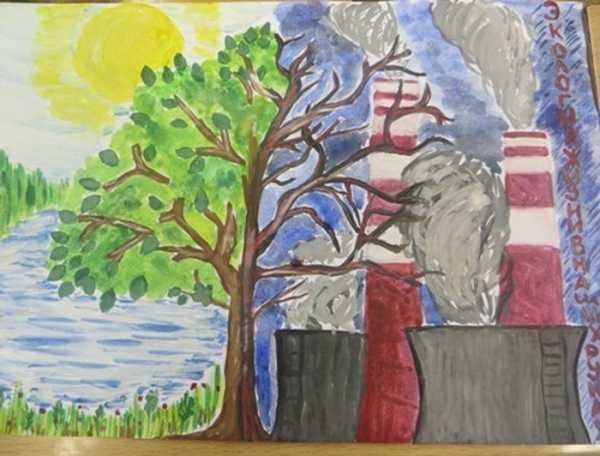 Рисунок на тему защита воздуха